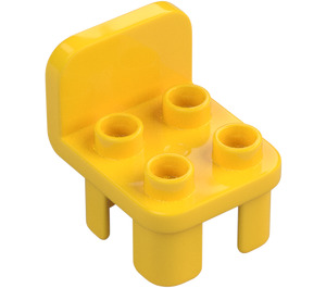 Duplo Amarillo Chair 2 x 2 x 2 con Espigas (6478 / 34277)