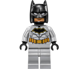 LEGO Batman con Gris Traje y Gold Correa con Soporte de cuello  Minifigura