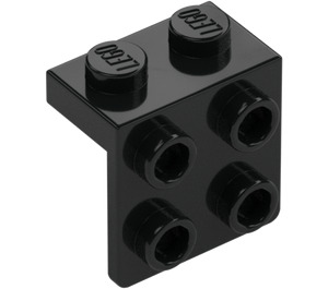 LEGO Negro Soporte 1 x 2 con 2 x 2 (21712 / 44728)