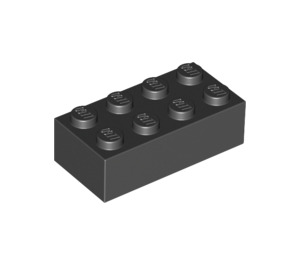 LEGO Negro Ladrillo 2 x 4 (3001 / 72841)