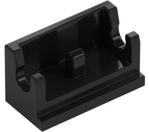 LEGO Negro Bisagra 1 x 2 Base (3937)