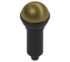 LEGO Microphone con Mitad Gold Parte superior (20274 / 93520)