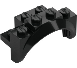 LEGO Negro Guardabarros Ladrillo 2 x 4 x 2 con Rueda Arco (35789)