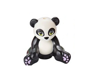 LEGO Negro Panda con Verde Ojos y Lavanda Paws (67396 / 100631)