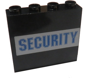 LEGO Panel 1 x 4 x 3 con Security Pegatina sin soportes laterales, espárragos huecos (4215)