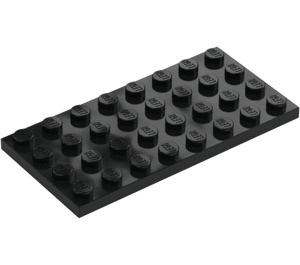 LEGO Negro Placa 4 x 8 (3035)