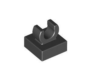 LEGO Negro Loseta 1 x 1 con Acortar (Elevado "C") (15712 / 44842)