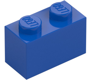 LEGO Azul Ladrillo 1 x 2 con tubo inferior (3004 / 93792)