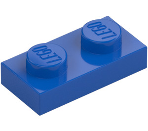 LEGO Azul Placa 1 x 2 (3023 / 28653)