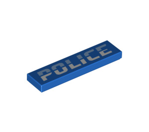 LEGO Loseta 1 x 4 con Light Azul/blanco 'Policíuna' (2431 / 73643)