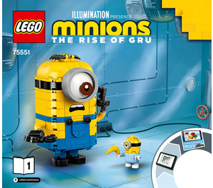LEGO Brick-built Minions y their Lair 75551 Instructions