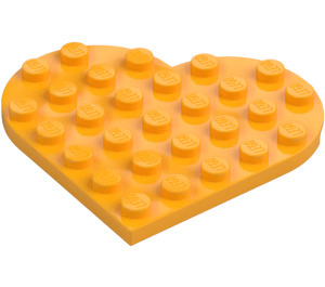 LEGO Placa 6 x 6 Circular Corazón (46342)