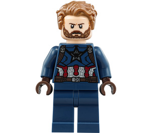 LEGO Capitán America con Barba Minifigura