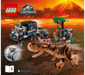 LEGO Carnotaurus Gyrosphere Escape 75929 Instructions