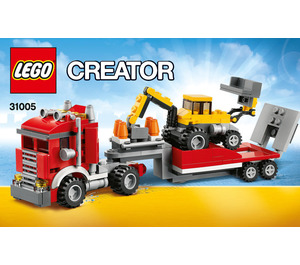 LEGO Construcción Hauler 31005 Instructions