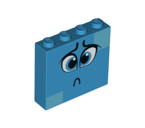 LEGO Ladrillo 1 x 4 x 3 con Sad Cara (49311 / 52099)