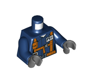 LEGO Torso con Overrals con Cuerpo Harness (973 / 76382)