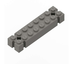 LEGO Ladrillo 2 x 8 con Axleholes y 6 Notches (30520)