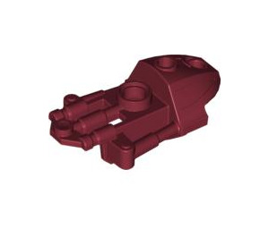 LEGO Rojo oscuro Bionicle 3 x 5 x 2 Knee Proteger (53543)