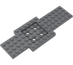 LEGO Base 6 x 16 x 2/3 con Recess y Agujeros (52037)