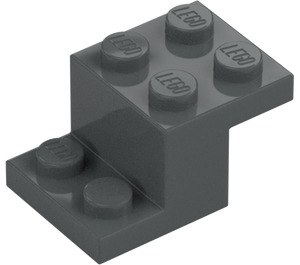 LEGO Soporte 2 x 3 con Placa y Step sin sujeción de espiga inferior (18671)