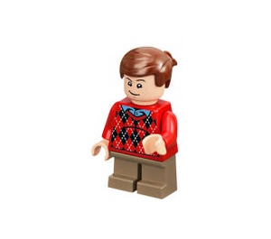 LEGO Dudley Dursley con Rojo Jersey Minifigura