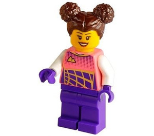 LEGO Mujer Stunt Bike Rider Minifigura