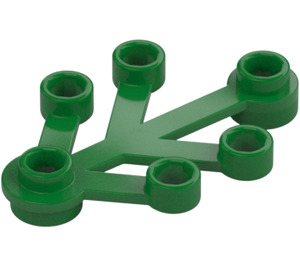 LEGO Verde Planta Hojas 4 x 3 (2423)