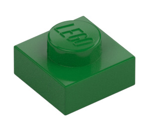 LEGO Verde Placa 1 x 1 (3024 / 30008)