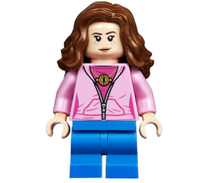 LEGO Hermione Granger con Bright Rosa Chaqueta Minifigura