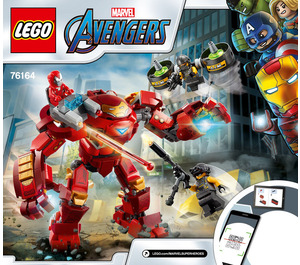 LEGO Iron Man Hulkbuster versus una.I.M. Agent 76164 Instructions
