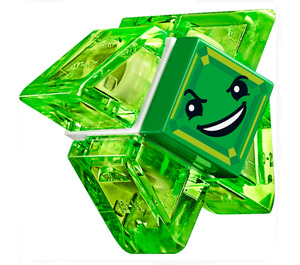 LEGO Kryptomite - Green, Pequeñuna Crystals (Slopes)