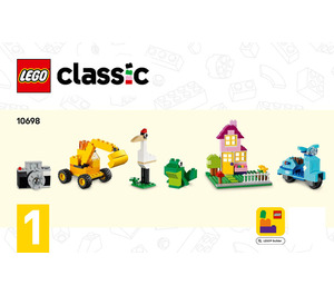 LEGO Grande Creative Ladrillo Caja 10698 Instructions