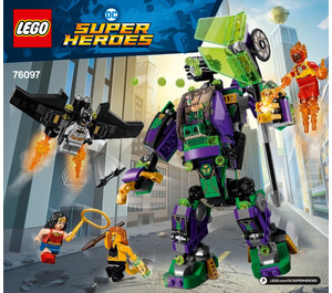 LEGO Lex Luthor Mech Takedown 76097 Instructions