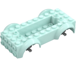 LEGO Vehículo Base con Medium Stone Gris Rueda Holders (1813 / 12622)