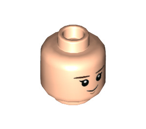 LEGO Hermione Granger Sencillo Cabeza (Perno sólido empotrado) (3626 / 39528)