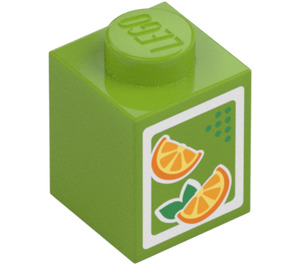 LEGO Ladrillo 1 x 1 con Juice Carton (3005 / 95666)