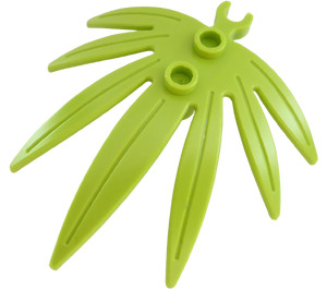 LEGO Planta Hojas 6 x 5 Swordleaf con Clip (Clip "O" abierto) (10884 / 42949)