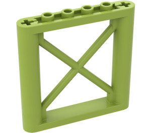 LEGO Support 1 x 6 x 5 Soporte Rectangular (64448)