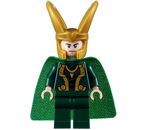 LEGO Loki con Verde oscuro Traje Minifigura