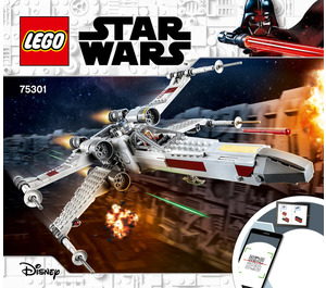 LEGO Luke Skywalker's X-Ala Fighter 75301 Instructions