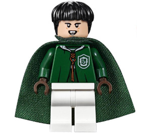 LEGO Marcus Flint con Slytherin Quidditch Uniform con Robe Minifigura