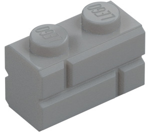 LEGO Ladrillo 1 x 2 con Embossed Bricks (98283)