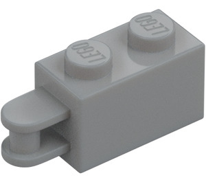 LEGO Ladrillo 1 x 2 con Asa (Inset) (Eje incrustado) (26597)