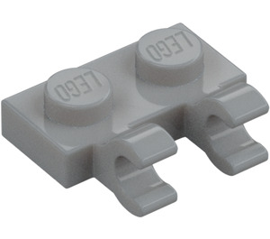 LEGO Placa 1 x 2 con Horizontal Clips (Clips "O" abiertos) (49563 / 60470)