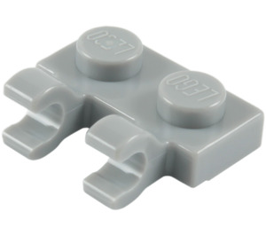 LEGO Plato 1 x 2 con Horizontal Clips (Clips 'O' Abiertos) (49563 / 60470)
