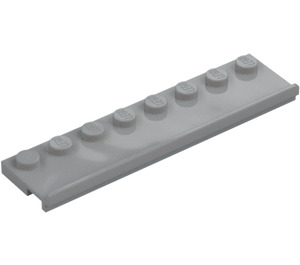 LEGO Gris piedra medio Placa 2 x 8 con Puerta Vía (30586)