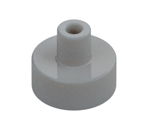 LEGO Gris piedra medio Plana 1 x 1 Circular con Hollow Barra (20482 / 31561)