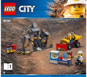LEGO Mining Heavy Driller 60186 Instructions
