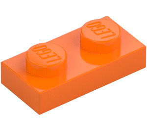 LEGO Naranja Placa 1 x 2 (3023 / 28653)